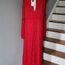CurveWow red lace maxi dress, Size 20, BNWT Image 4