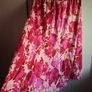 Long Pinkish Red Skirt Image 3