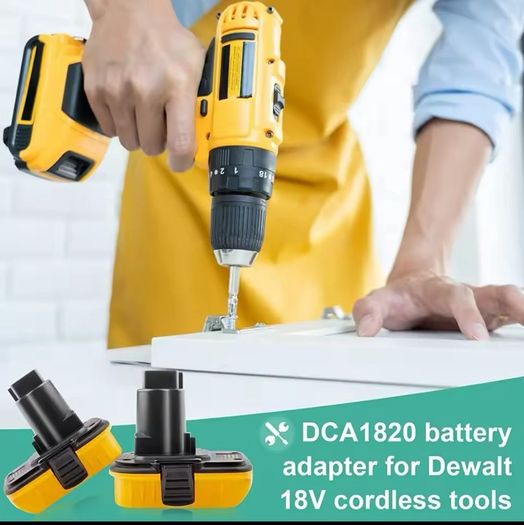 Battery Adapter Converter for DEWALT 18V Tools 20V Max Lithium Ion Battery Power Bank Function USB