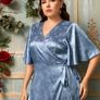 satin maxi dress Image 3