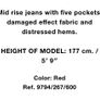 Zara destroyed ripped raw hem red skinny jeans size 6 BNWT Image 2