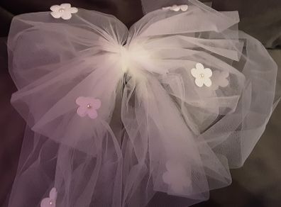 bow head band, holy communion
