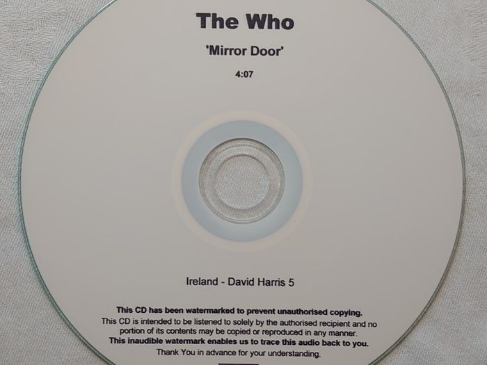 The Who - Mirror Door - CD Single