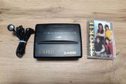 Casio W-885 Personal Mini Stereo cassette player.