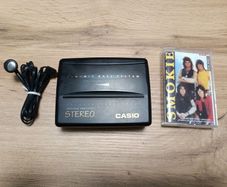 Casio W-885 Personal Mini Stereo cassette player.