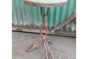 Bar Chain Stool Green Top KAS286