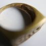Vintage Men's 9ct Gold On 925 Silver 4.8g Hallmarked 925 Bro Ring Size V Image 6