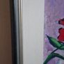 Lovely Original Oil Painting still life Flowers & Apples Image 4