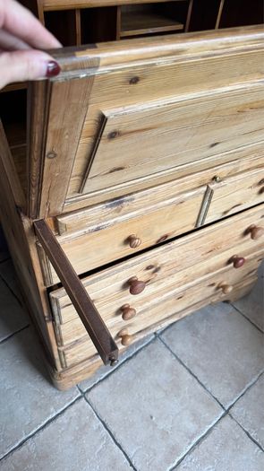 Solid Pine Secretary Desk by Ducal "Victoria"