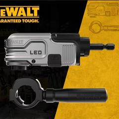 Dewalt DTLRA-QZ Right Angle Impact Chuck 1/4inch hex with LED light rechargeable with usb lead