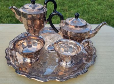 Viners of Sheffield Alpha Plate tea set