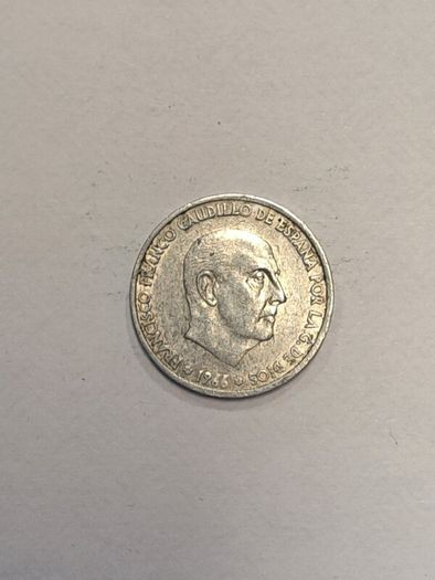 Spain 50 centimos coin