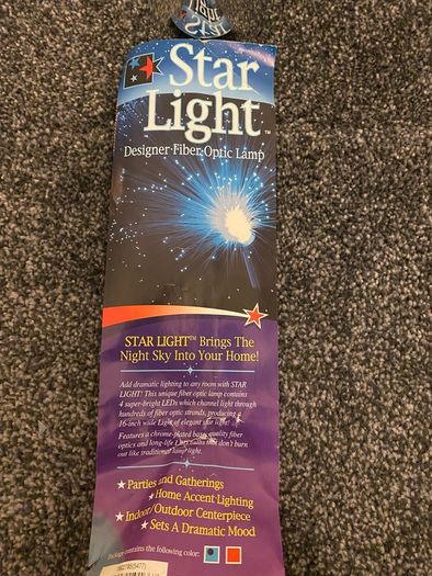 Designer Fiber Optic Lamp