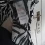 Dress/Zebra Print Long Sleeve Crinkle Midi Dress. ..  Price Drop Image 3