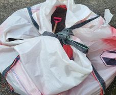 Bag of grit sand