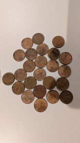 Lot of 27 Irish Decimal 1p Coins - Celtic Bird Design