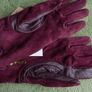 Ladies Glove - Gallery Burgundy Suede Glove Image 4