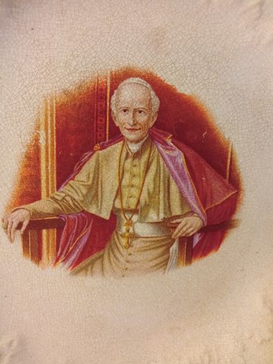 Vintage  Pope Leo Xiii - Plaque/ Plate