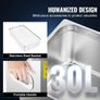 Professional Ultrasonic Cleaner, 27.2 L Ultrasonic Jewelry Cleaner with Digital Timer & Heater Image 3
