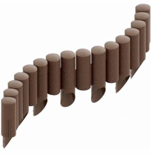 2.3m Very Strong Garden Fence Lawn Edging Boarder Edge Palisade Fencing Plastic