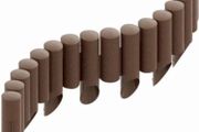 2.3m Very Strong Garden Fence Lawn Edging Boarder Edge Palisade Fencing Plastic