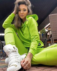 Set color lime and black,  High Quality Clothes from Hola Boutique