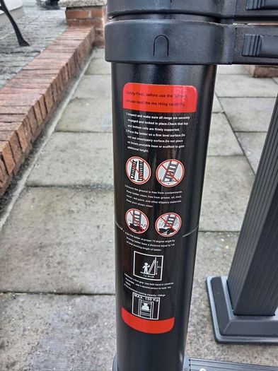 6.2 meter extension ladder