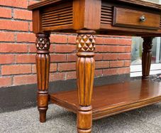 Solid Wood Colonial Console / Hall Table