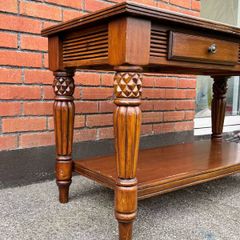 Solid Wood Colonial Console / Hall Table