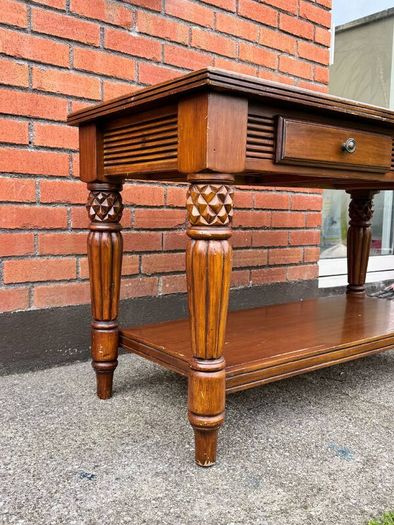 Solid Wood Colonial Console / Hall Table