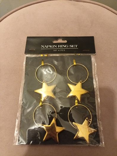 Christmas napkin ring set