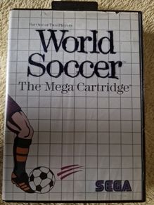 World Soccer The Mega Cartridge Master System Arcade Retro Games Original