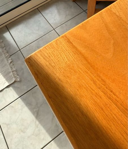 Solid Wooden Dining Table and Matching Chairs