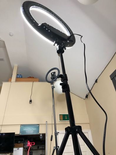 18" RGB LED Soft Ring Light 360 Degrees Wireless Remote