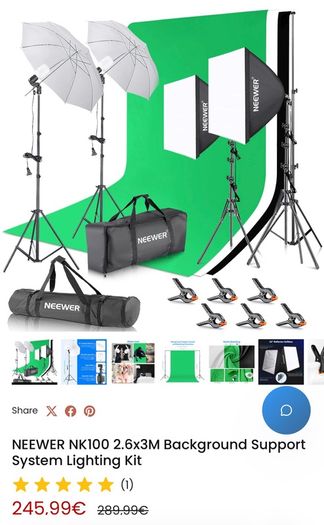 Neewer Photography Background and Lighting Kit