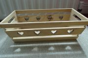 2 x wooden boxes, storage, boxes,