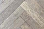 All new herringbone laminated flooring