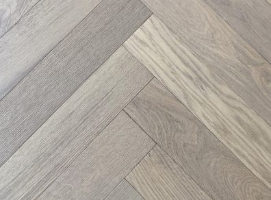 All new herringbone laminated flooring