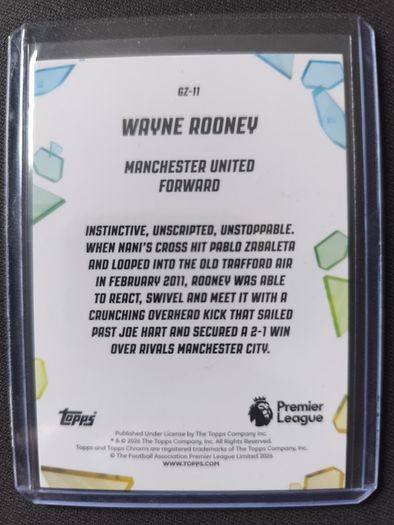 Wayne rooney golazo card