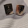 Cufflink pairs with embedded gems Image 3