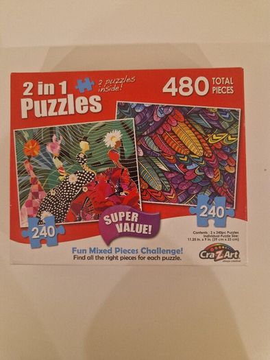 New 240 piece puzzle x 2