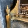 Antique brass fireplace insert Image 4