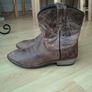 Cowboy Leather Boots Size Uk 6 Image 7