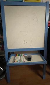 IKEA  MALA white and black board
