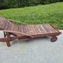 Garden Lounger Teak Image 4