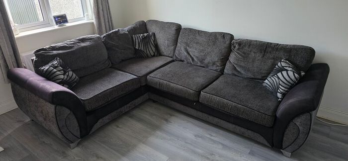 DFS 4 Seat Corner Sofa with Cushions
