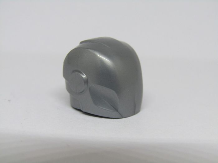 LEGO Iron Man Silver Gray Colour Helmet Unprinted Prototype Rare And Hard To Find