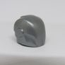 LEGO Iron Man Silver Gray Colour Helmet Unprinted Prototype Rare And Hard To Find Image 2
