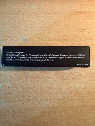 Nespresso Reusable Coffee Capsules
