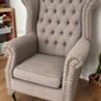 Chesterfield Wingback Armchair Image 2